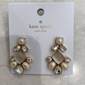 Like New Kate Spade Drop Earrings Blush Pearl Earrings